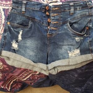 High rise Shorts